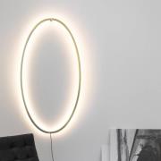 Nemo Ellisse LED-vegglampe 2 700 K gullpolert