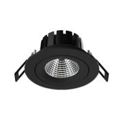 SLC DL04 LED for innfelt belysning svart 2 700 K