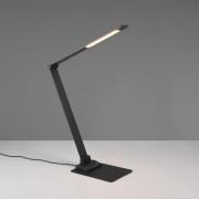 Travis LED-bordlampe, svart, CCT, dimbar, touch, USB