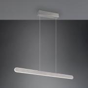 Helios LED-pendellampe, aluminium, høydejusterbar, dimbar, CCT