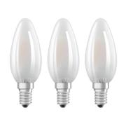 OSRAM LED E14 Classic B 4 W 2 700 K matt 3-pakk