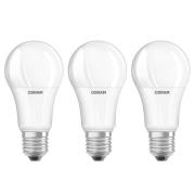 LED-pære E27 14 W, varmhvit, 3-pakk