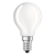 LED-dråpepære E14 4 W 827 matt 2 stk