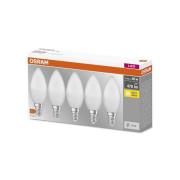 OSRAM Base Classic B LED-mignonpære E14 4,9 W 5-pakning