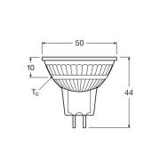 OSRAM LED-reflektor, GU5,3, 4,3 W, 12 V, 2700 K, 120°, 120°