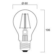 Sylvania ToLEDo Retro LED-pære E27 4,1W oransje