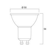 Sylvania LED-reflektor GU10 2,2W 3 000 K 350lm dim