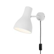 Anglepoise Type 75 vegglampe med plugg, hvit