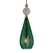 EBB & FLOW Smykke M gull krystalsjekkball efeu