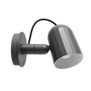 HAY Noc Wall Button LED-vegglampe, mørkegrå