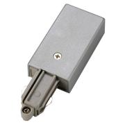 SLV-mater 1-fase skinne jord høyre sølv