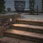 SLV Concreto LED innfelt vegglampe IP65, bred