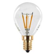 Segula LED-dråpepære 24V DC E14 3W Filament 922