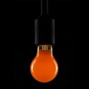 LED-pære, oransje, E27, 2 W, dimbar