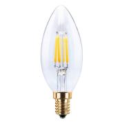 Segula LED-filament-mignonpære 24V DC E14 3W 922 Filament dimbar