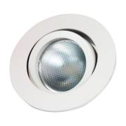 LED-innfellingsring Decoclic GU10/GU5.3, rund, hvit