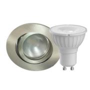 Megatron DecoclicSet LED-downlight GU10 5W jern