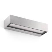 Utendørs LED-vegglampe Toluca, aluminium