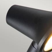 Utendørs LED-vegglampe Selma, IP66, svart