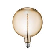 Lucande LED-globepære, E27 4W, Ø 18 cm, 2700K, ravfarget