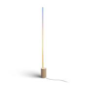 Philips Hue Gradient Signe Oak LED-gulvlampe i eik