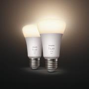 Philips Hue White 9 W E27 LED-pære, 2-er-sett