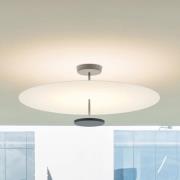 Vibia Flat LED-taklampe 2 lyskilder, Ø 90 cm hvit