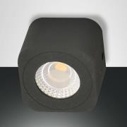 Firkantet LED-downlight Palmi i antrasitt