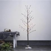 LED-dekorasjonstre Tobby Tree IP44 brun høyde 120 cm