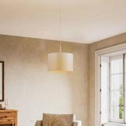 Hengelampe Alice, Ø 37,5 cm, hvit