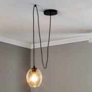 Pendellampe Starla dezentral 1 lyskilde, glass klart