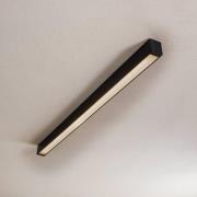 Taklampe Straight graphite 122 cm