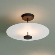 Vibia Flat LED-taklampe 2 lyskilder Ø 55 cm hvit