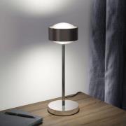 Puk! 120 Eye Table LED, matt linser, brun/krom