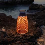 Bover Nans M/41/R batteridrevet bordlampe for utendørs bruk, rød