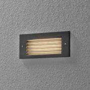 Bega 33017 LED vegginnfelt 3 000K grafitt 17 cm