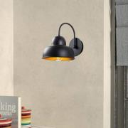 Vegglampe Berceste 180-A svart/gull