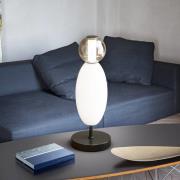 Ideal Lux LED-bordlampe Lumiere, glass opal/grå, høyde 50 cm