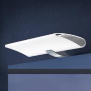 LED-speillampe Miracle i krom, bredde 30 cm