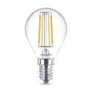 Philips Classic LED-pære E14 P45 4,3W klar 4 000K