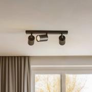 Downlight Zoom, 3 lyskilder, svart