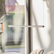 HAY LED-hengelampe Factor Linear 1500, aluminium, dreiebar