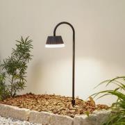 Lindby LED-lampe med jordspyd Ameline, antrasitt, IP65, 77 cm