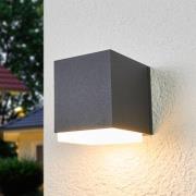 BEGA 33405K3 LED-utevegglampe, grafitt 3000K down