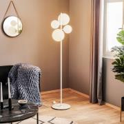 Gulvlampe Bloom, 4 lyskilder, hvit