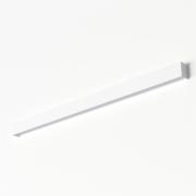 Vegglampe Straight L, 122 cm, hvit