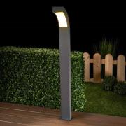 Lucande LED-gatelampe Lennik, 100 cm, antrasitt, metall