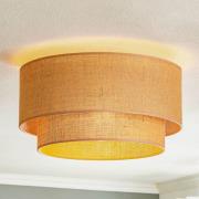 Euluna Boho taklampe i jute naturbrun Ø45cm