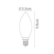 LED-mignonpære E14 3W 2 200K dimbar