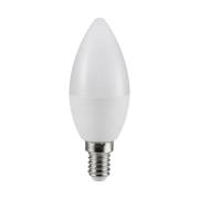 Müller-Licht LED stearinlys E14 2,9 W 2 700 K opal, 2-pakning